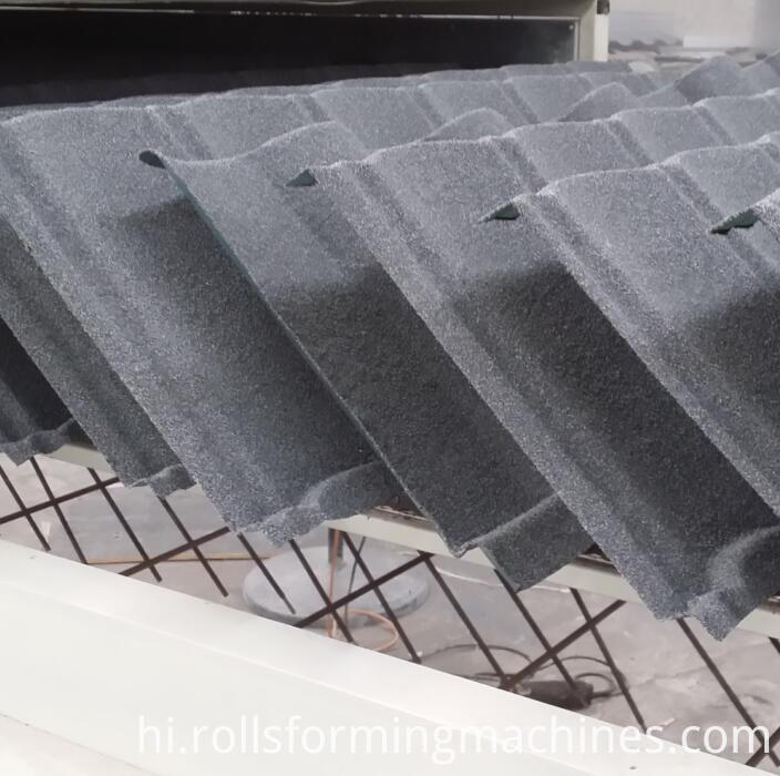 पत्थर लेपित टाइल उत्पादन लाइन 3 Metro Roman Roof Tiles machine stone coated tile production line
